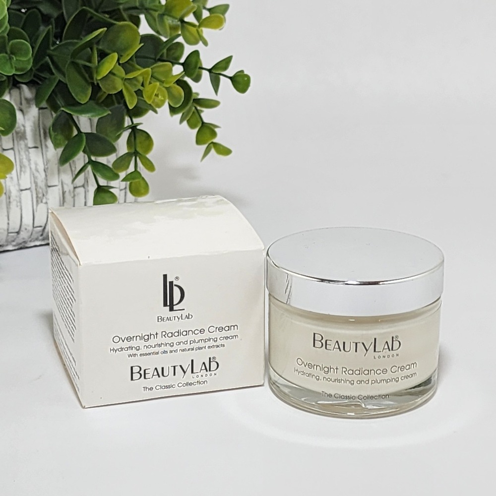 Beauty Lab London Overnight Radiance Cream Hydrating Nourishing Plumping 1.69oz